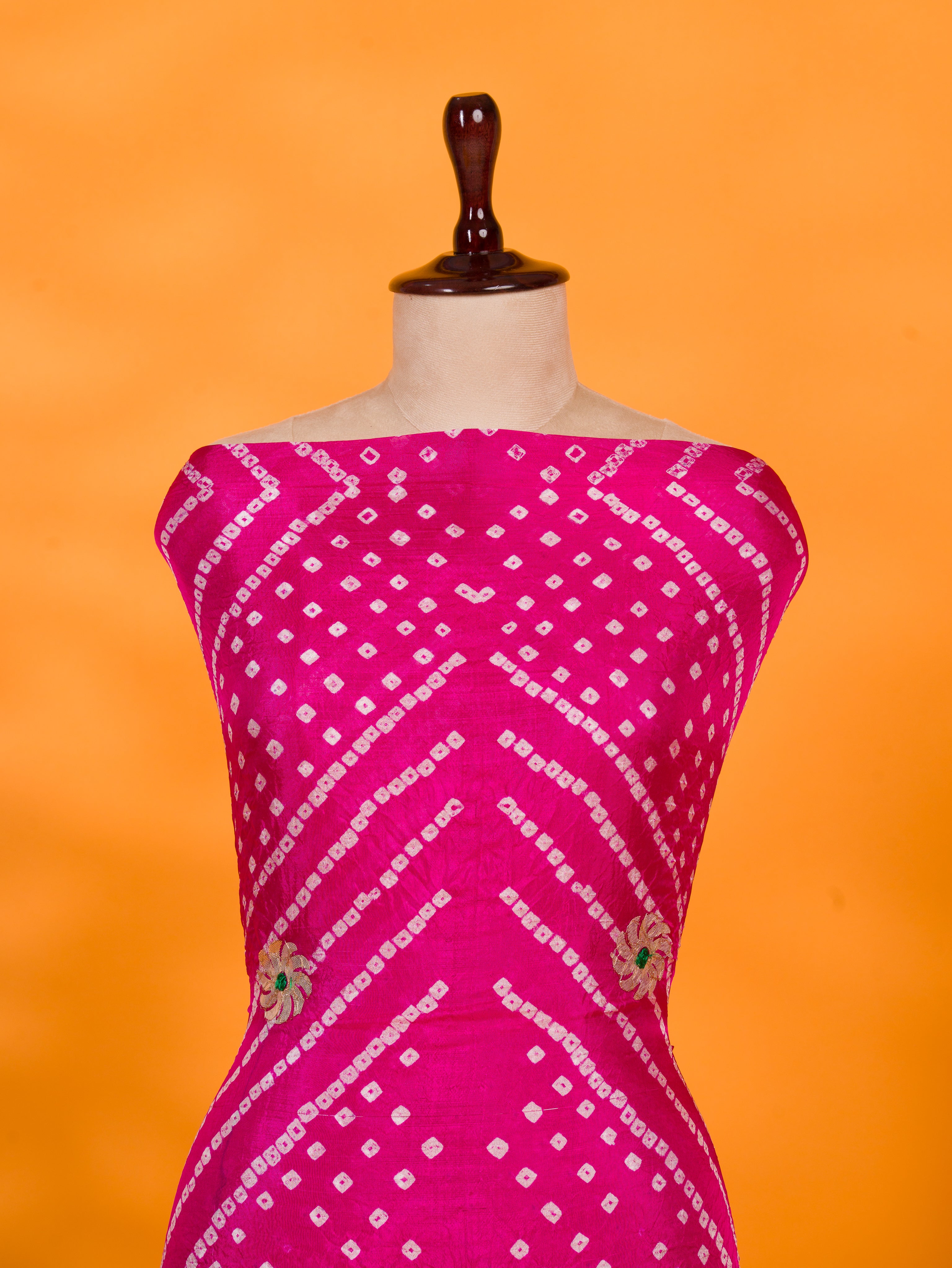 KcPc Art Silk Bandhani Gotapatti Salwar Suit KML