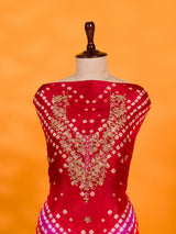 KcPc New Art Silk Bandhani Gotapatti Work Salwar Suit KML