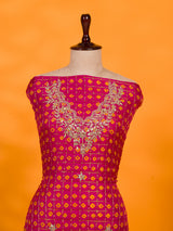 KcPc New Trending Art Silk Bandhani Gharchola With Gotapatti Work suitKML