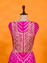 KcPc New Art Silk Bandhani GotapattiWork Salwar Suit KML