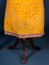 KcPc New Latest Art Silk Bandhani Gotapatti Work Salwar Suit KML