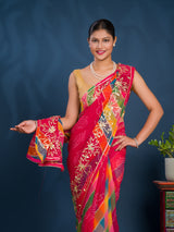 By Bandhani Saree WithFestive Wear