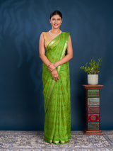 By Bandhani Saree With Casual wear