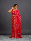 KcPc New Graceful Georgette Banarasi Saree Perfect for Festive Wear Tari Handwork PRF