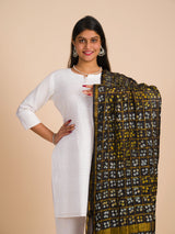 By Ghatchola Bandhej silk Dupattas Black