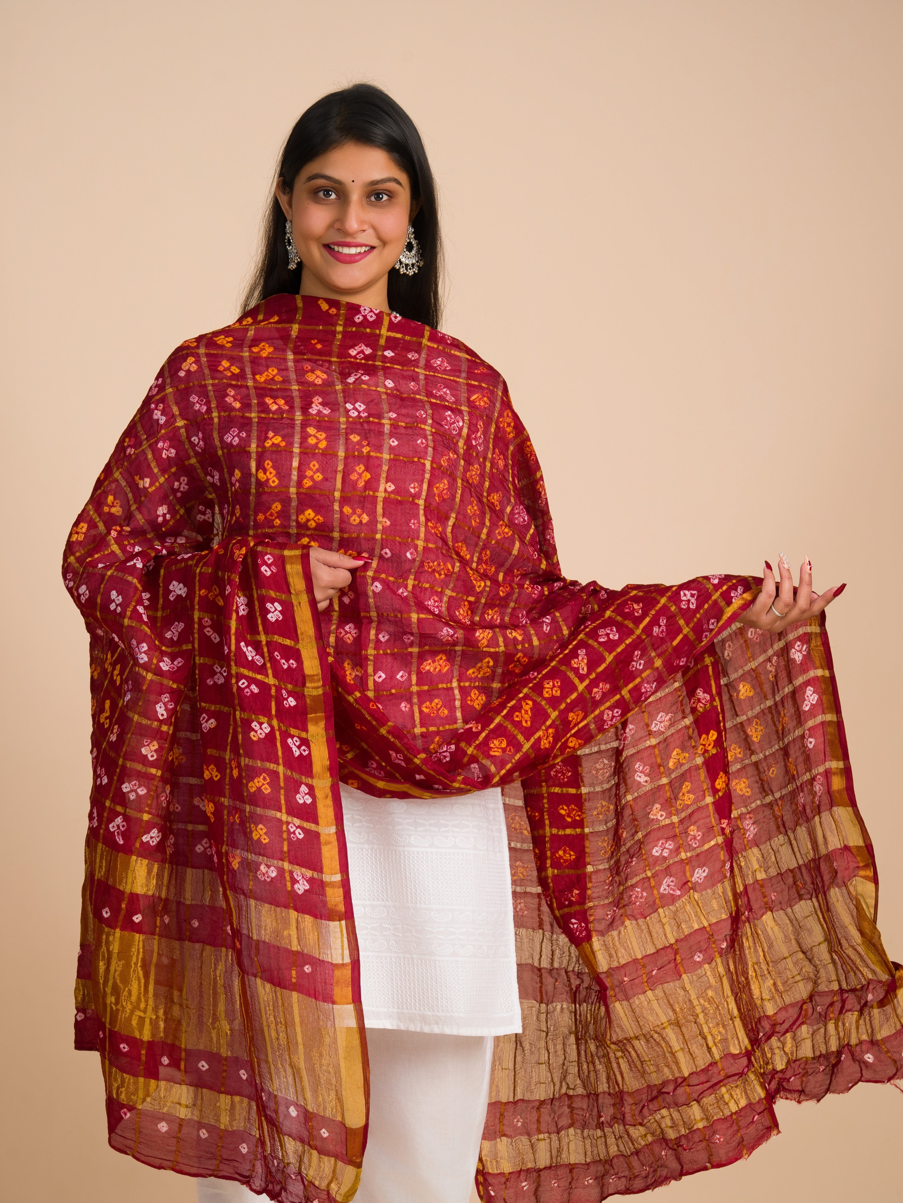 By Special New Ghatchola Silk Bandhej Dupatta