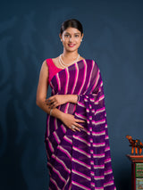 Leheriya StyleSaree With Casual Wear