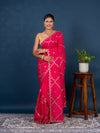 By New Designer Chinon Silk Saree with Traditional Gotapatti Work