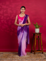 Jodhpuri style saree in multi colour