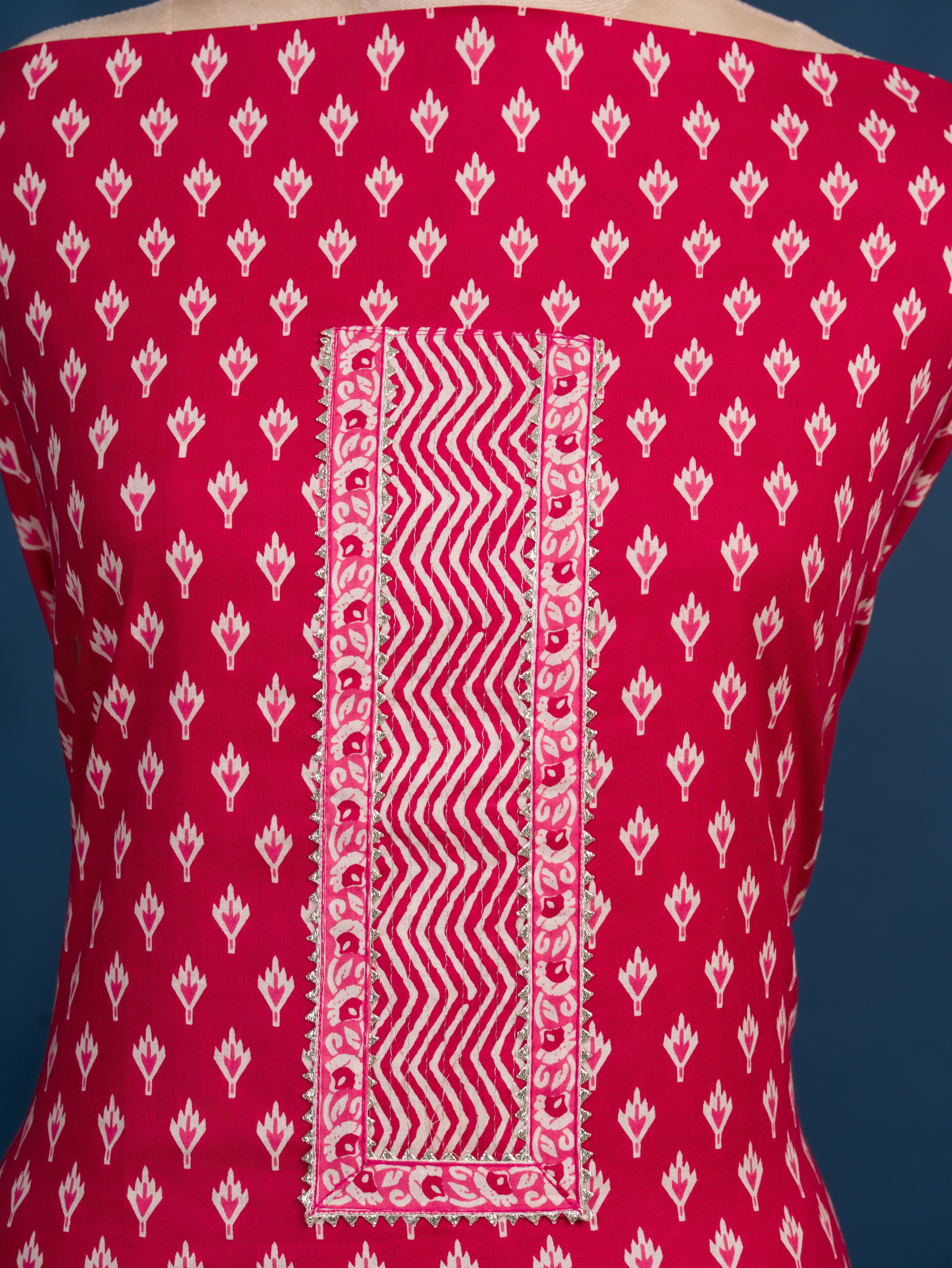 KcPc New Cotton Flower Print style With Causal Wear Suit SJB