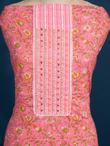 KcPc New Arrival Cotton Flower Print style With Causal Wear Suit SJB
