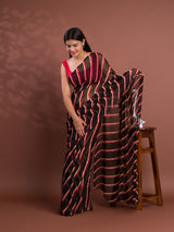 By New Spiceal Chiffon Leheriya Style Causal wear Saree