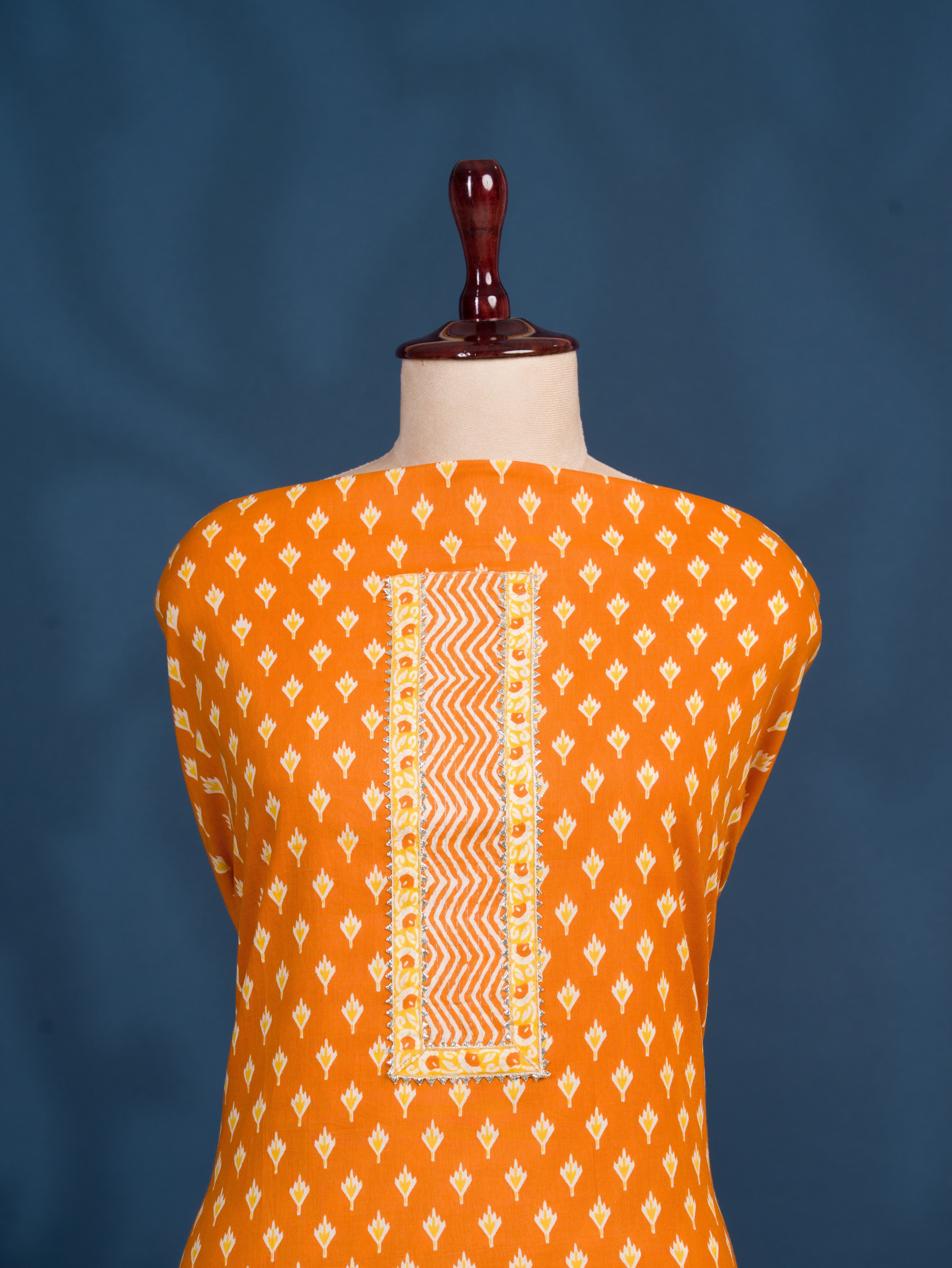 KcPc New Cotton Flower Print style With Causal Wear Suit SJB