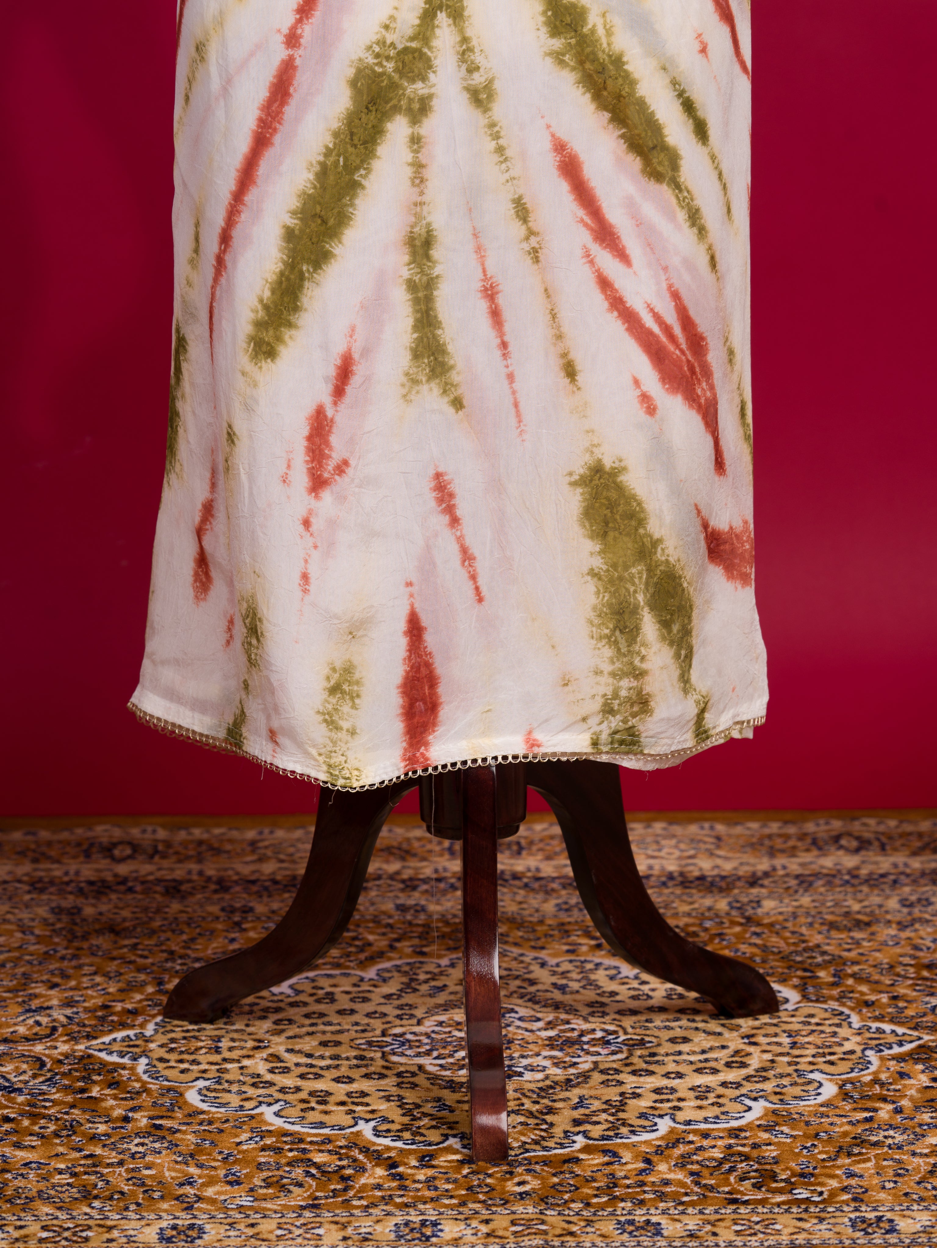 KcPc New Launch Crepe Silk Shibori Print Salwar Suit with Mirror Work RSAF