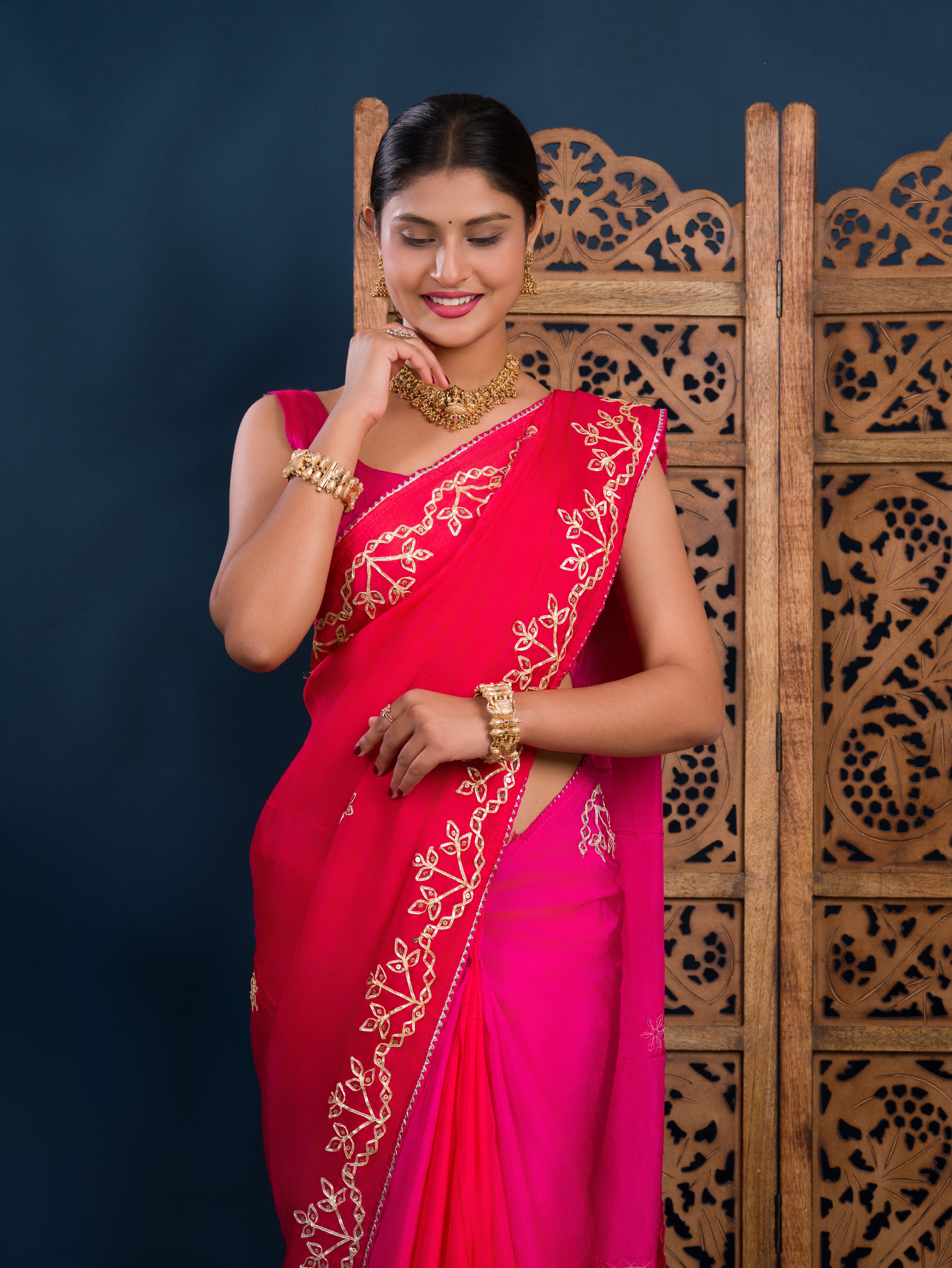 By Traditional Saree