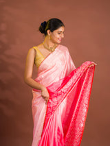 By Bandhani Saree With Gotapatti Work