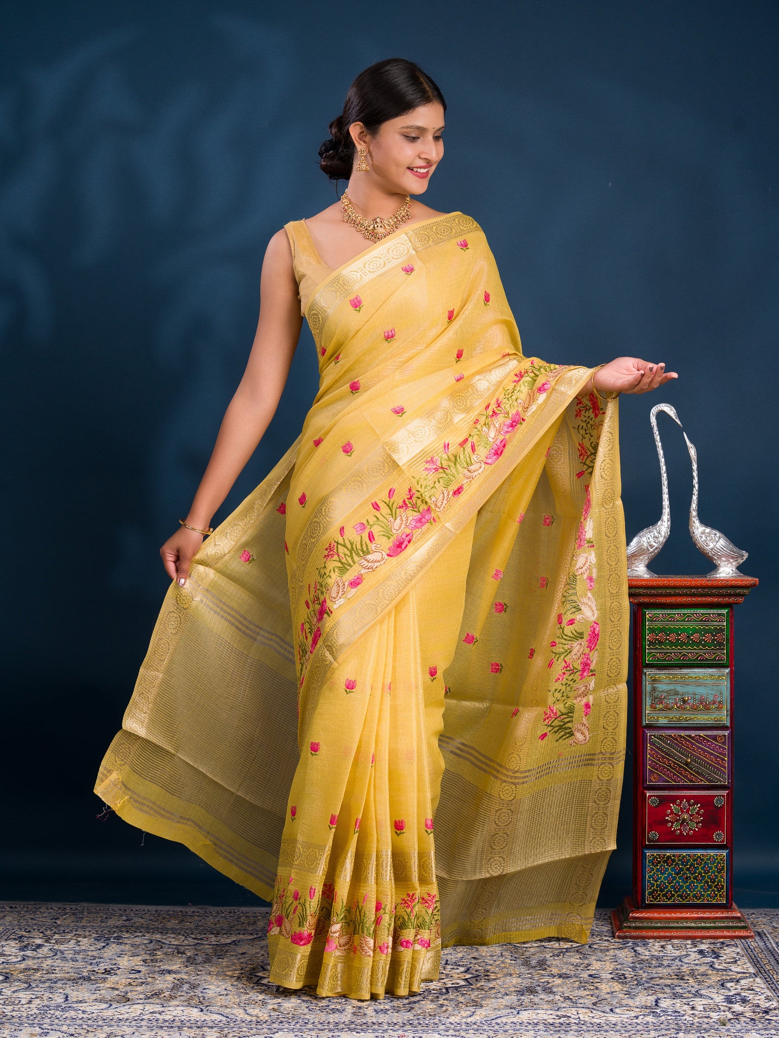 By Mahajani Saree WithFestive Wear