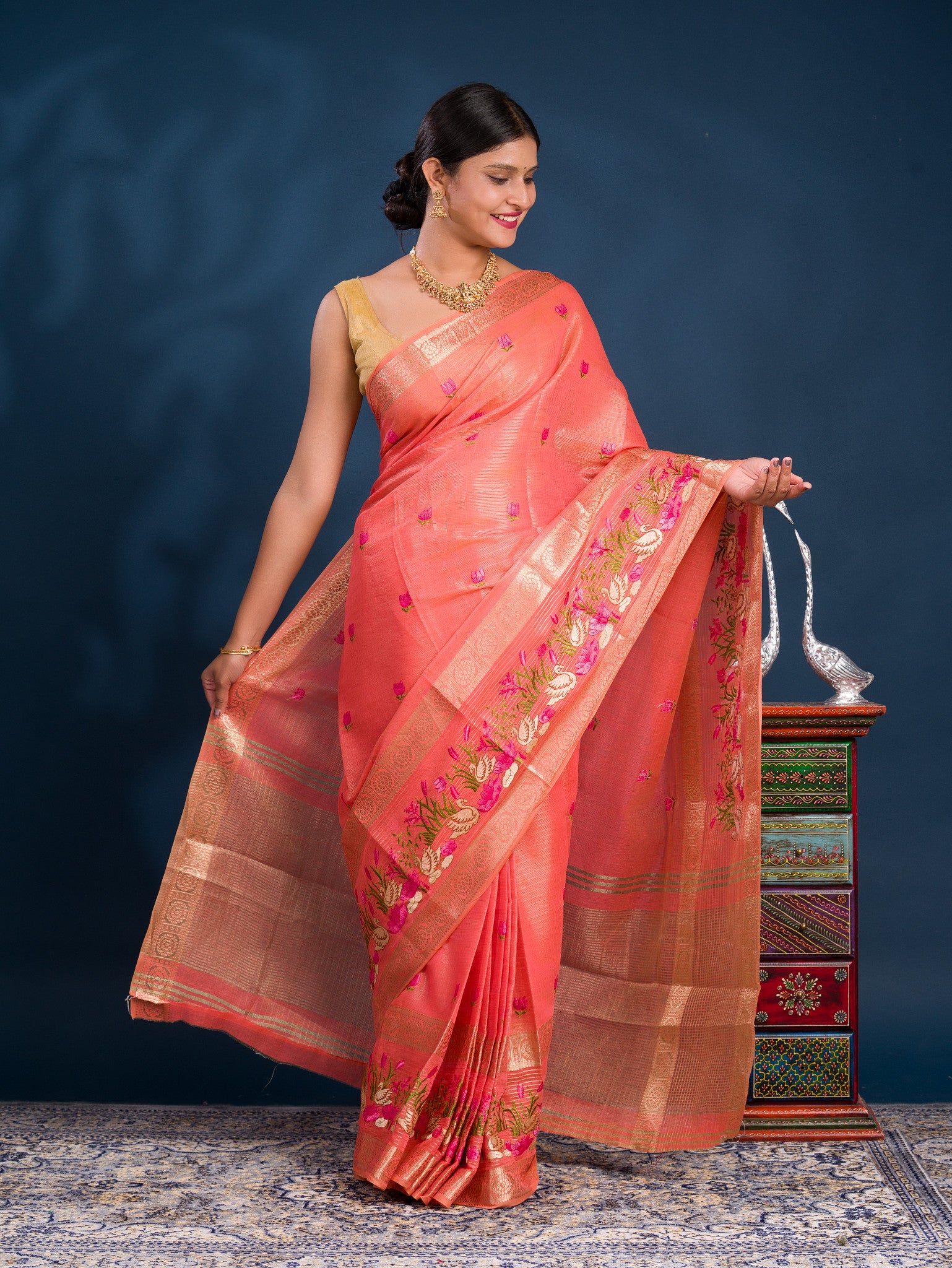 By Mahajani Saree WithFestive Wear