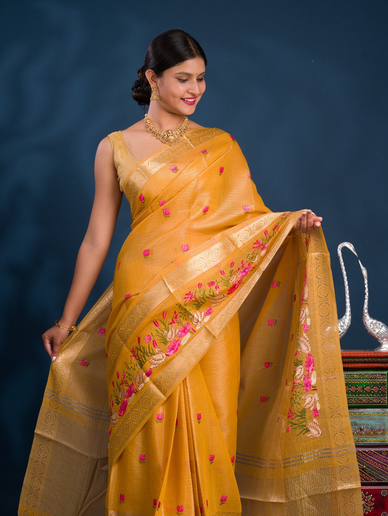 By Mahajani Saree WithFestive Wear