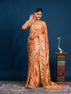 By New Launch Cotton Silk Leheriya Style with Gotapatti Work Saree