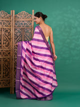 KcPc New Latest Cotton silk Printed Style With Zari Border Saree GAN