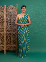 Leheriya StyleSaree With Casual Wear