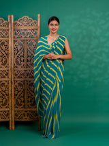 Leheriya StyleSaree With Casual Wear