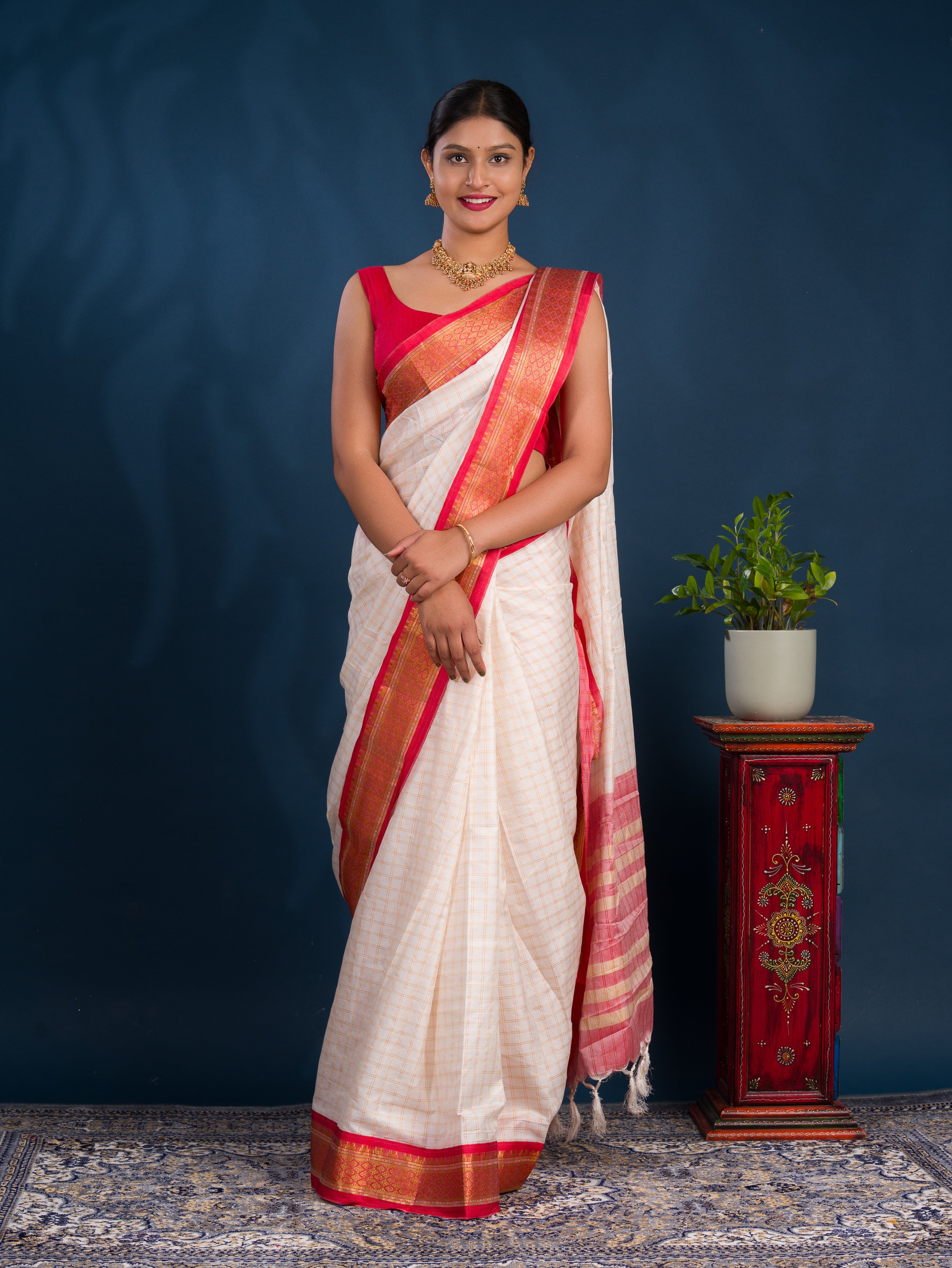 By Traditional Banarsi Saree WithCasual Wear