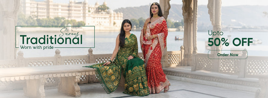 Buy Traditional Saree Online Upto 50% Off | KCPC