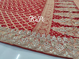 Pure Khaddi Georgette Upada Janglaw Bandhani Bridal Dupatta Kcpc Nr