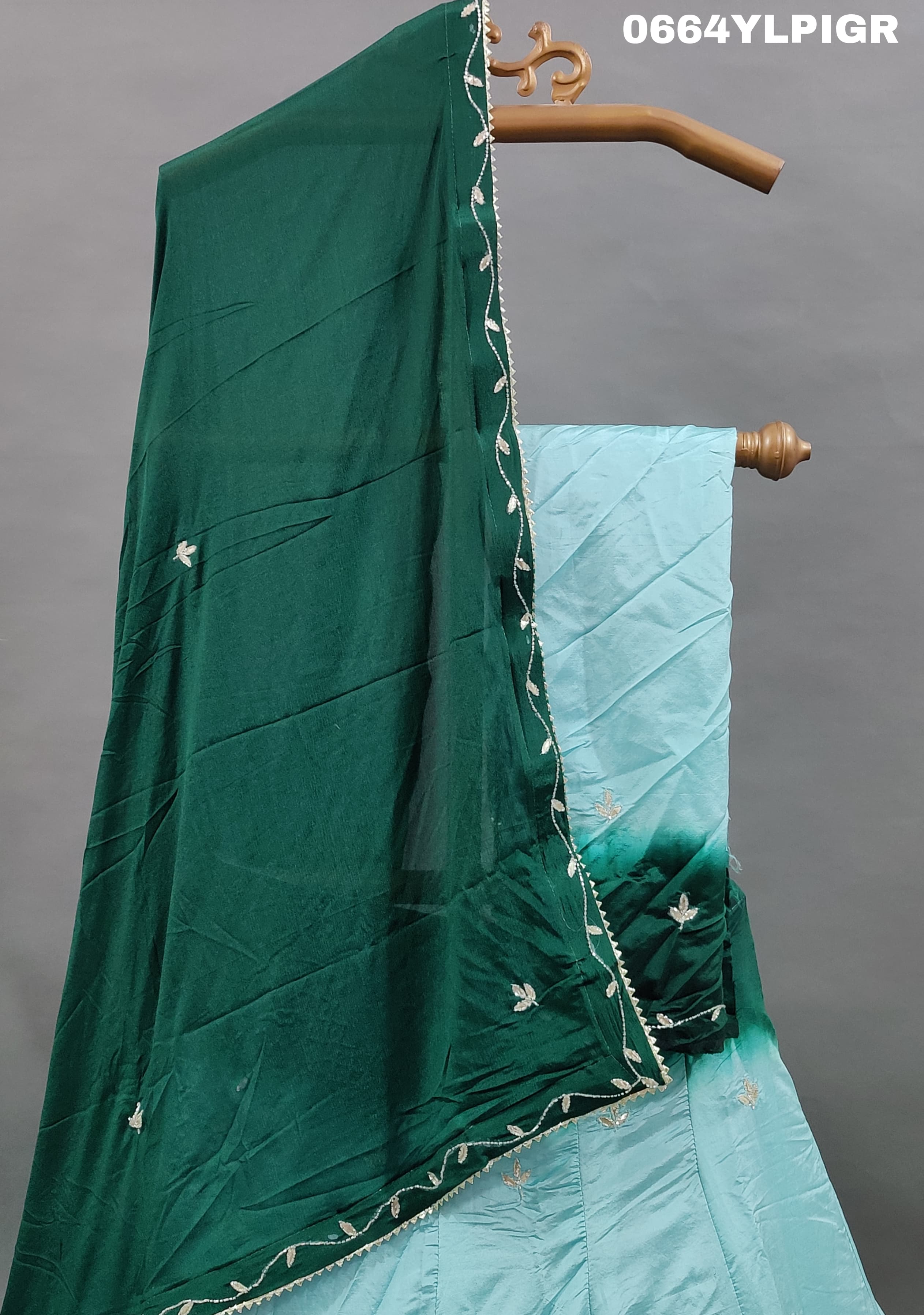 By Upada Chinon Lehenga With Traditional wear