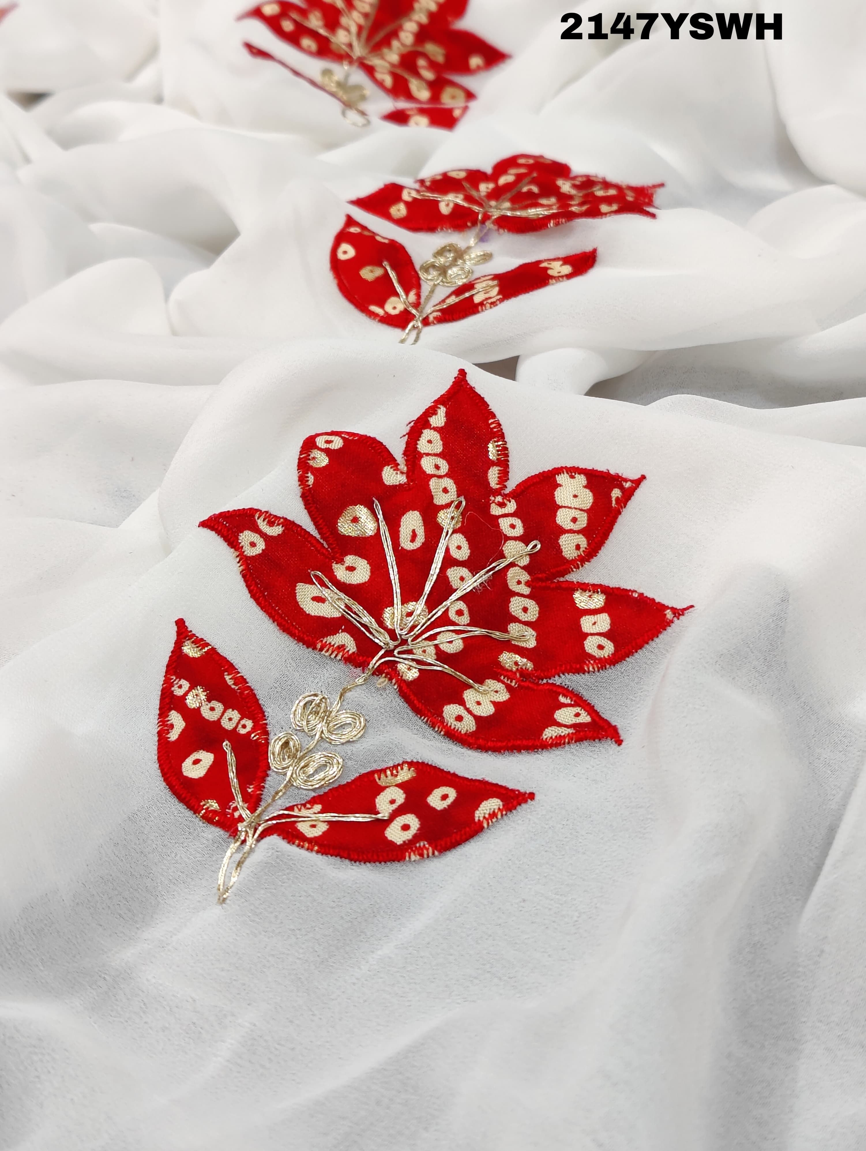 Buy Latest Faag Special Pitan Gotapatti Work Saree KcPc