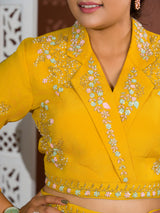 KcPc New Beautiful H O silk Crop Top Style With Kashida Cutdana Work indo western Dress MUL