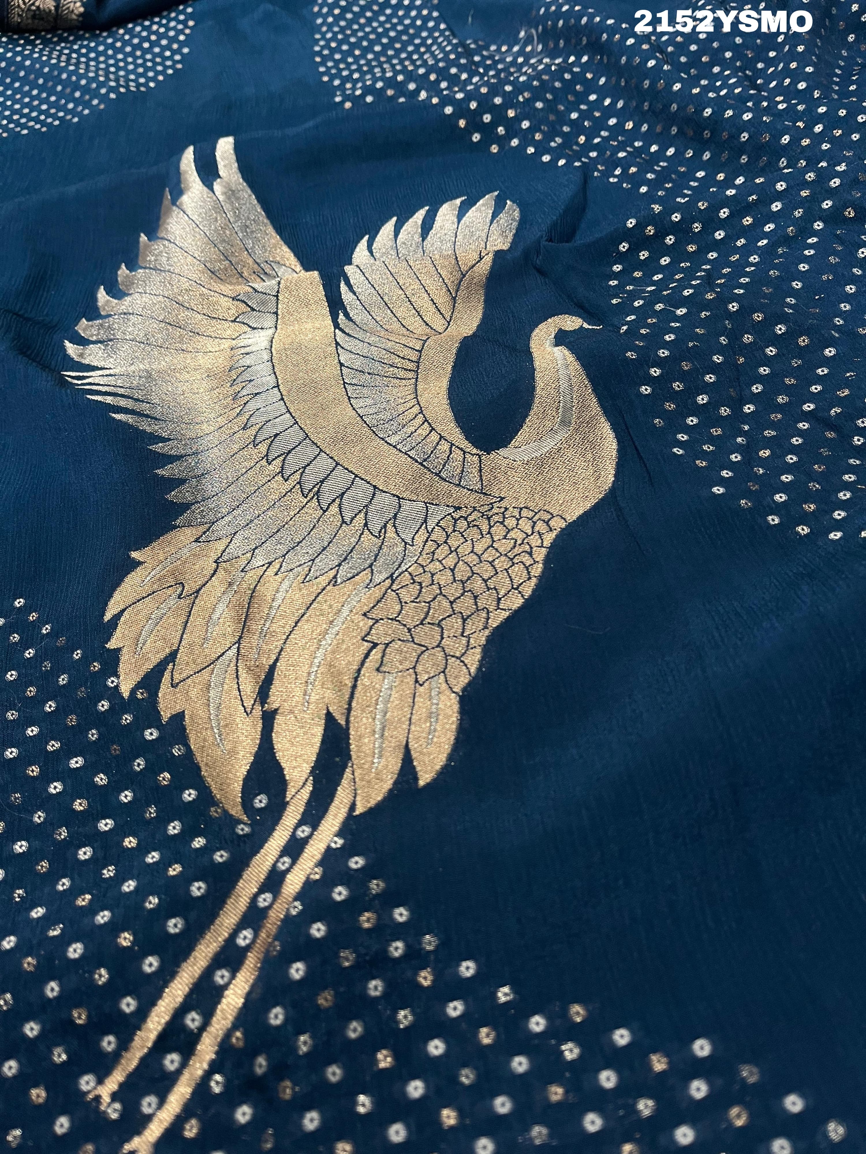 KcPc Special Upada Silk Bandhani With Banarasi weaving Work Saree VIM