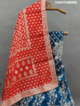 KcPc Lounch A Upada silk Banarasi White Beads Work Lehenga RTK