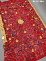 KcPc New Belbutti Pure Georgette Marwadi Odhna Chunri KcPc