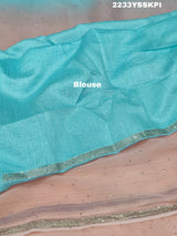 A chiffon saree with stone work