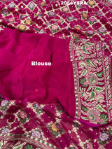 Buy New Minakari weaving Cut danaWork saree KcPc