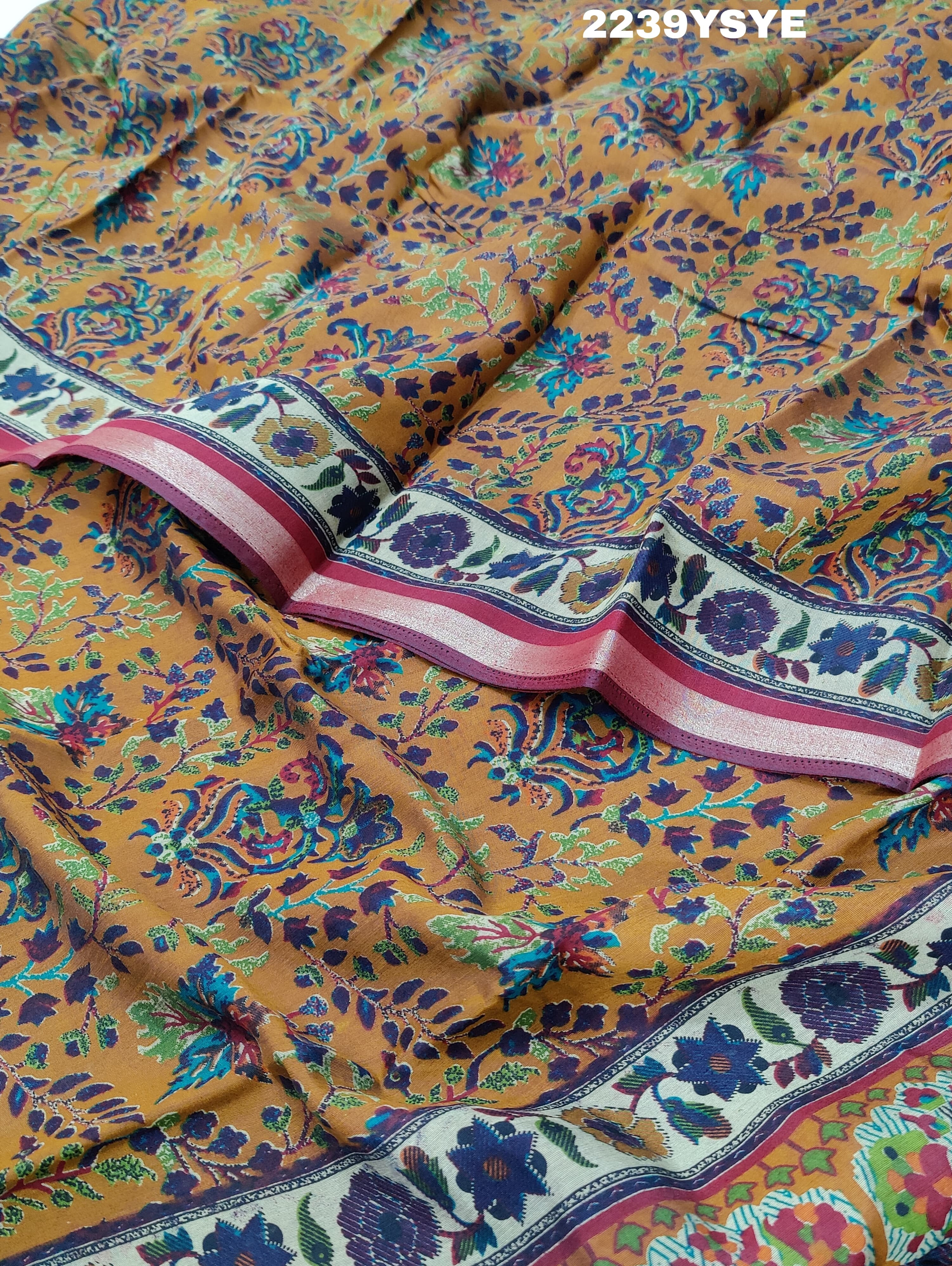 Cotton Silk Printed Style Saree