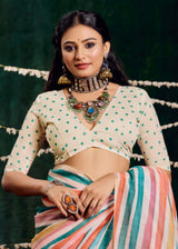 Cotton Silk Printed Bollywood Style Saree