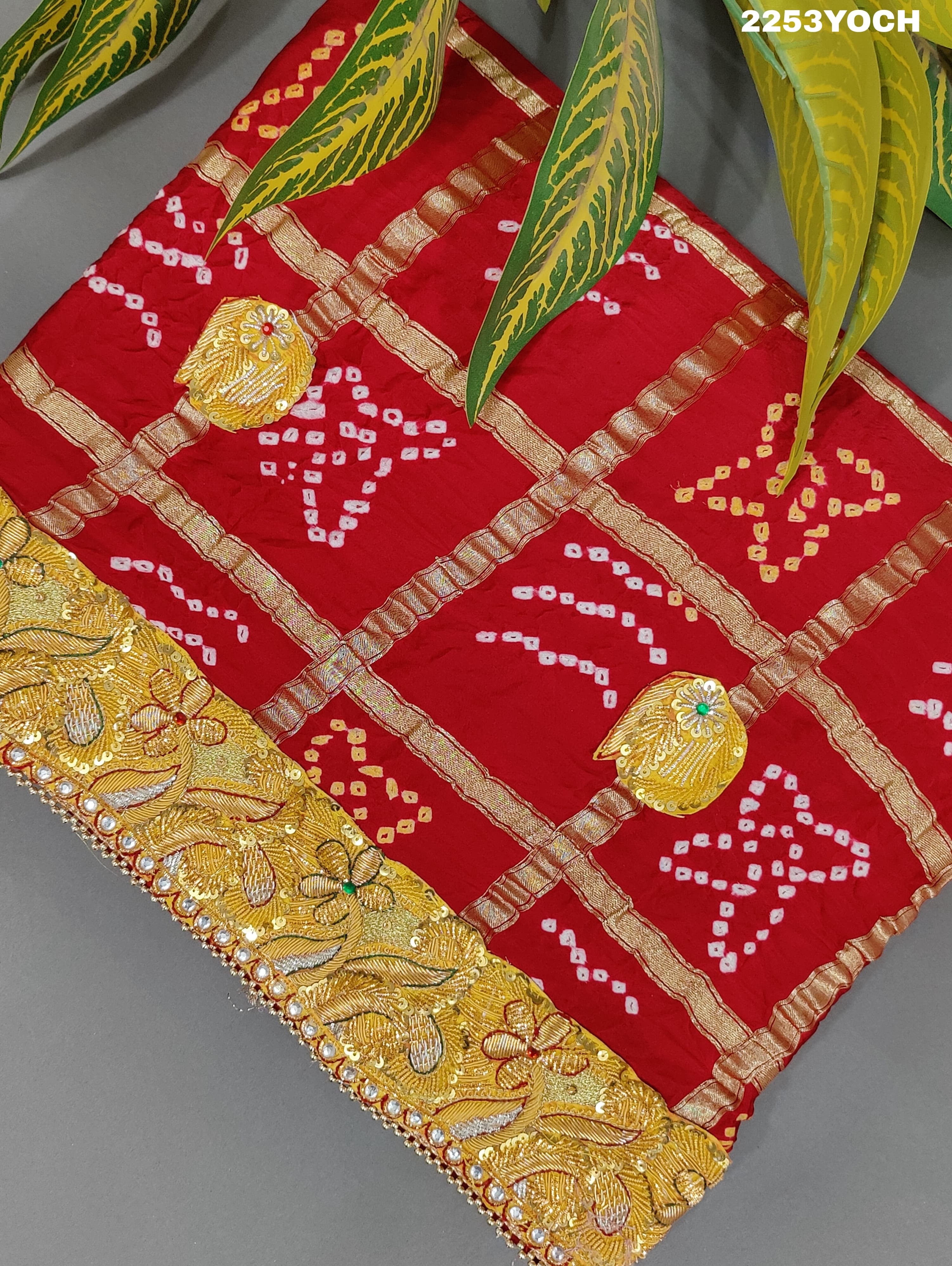 KcPc New Modal Silk Traditional With Bel buti Work Odhna