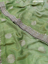 KcPc New Banarasi Silk Bollywood Style With Sequence Gotapatti work Saree PAl