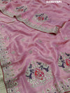 KcPc New Chinon Silk Designer Style With embroidery Gotapatti Work Saree PAL