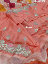KcPc New Beautiful Chinon Silk Traditional Style With Gotapatti Work Saree PAL