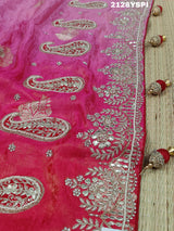 By New Special Lounch Sequence Gotapatti Work Saree