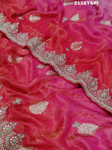 By New Special Lounch Sequence Gotapatti Work Saree