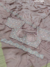 KcPc New Silk Bollywood style With Sequence Embroidery tari Work Saree VSW