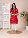 KcPc New Arrival Jaipuri Designer Chinon Lehriya Style Kurti KML