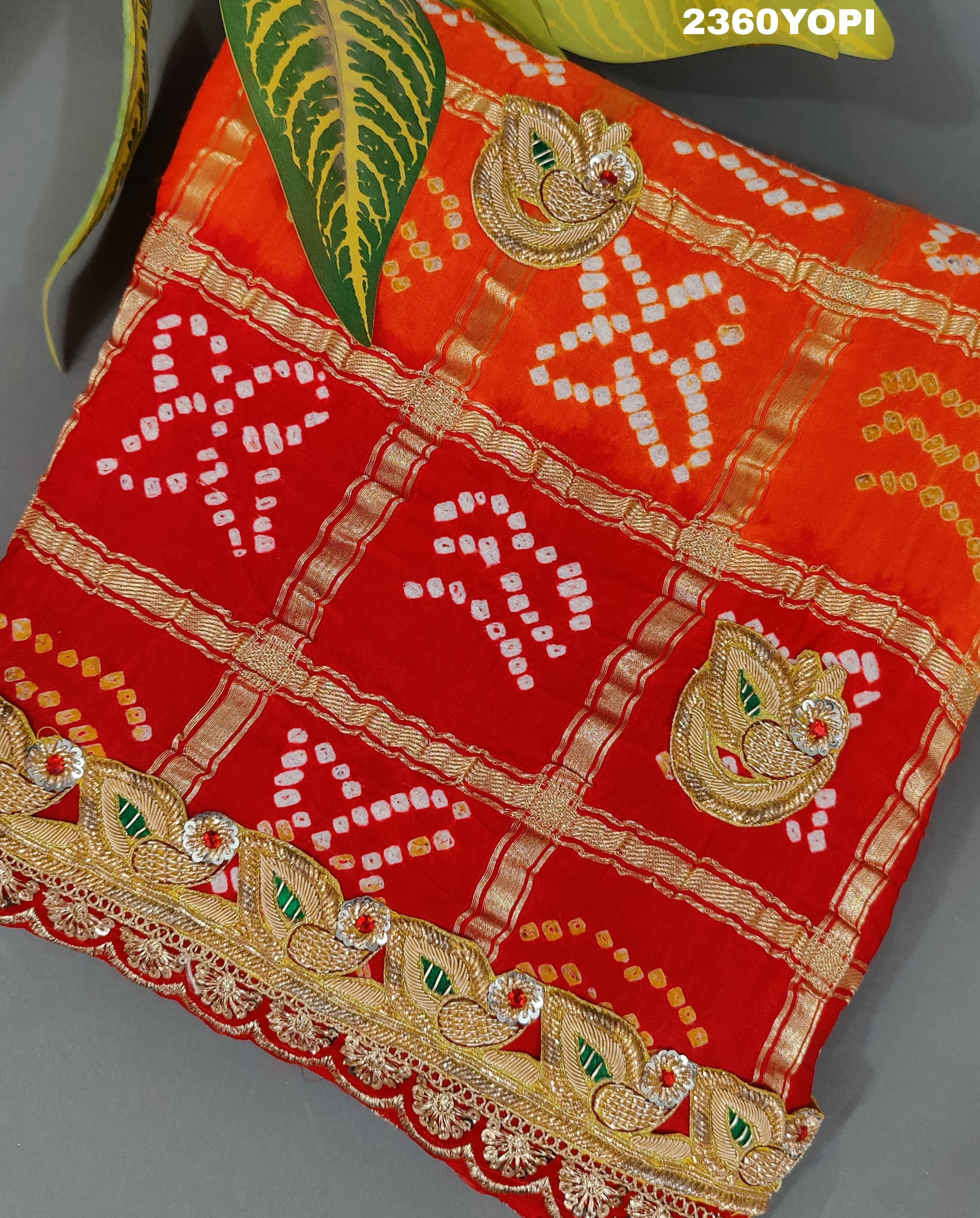 KcPc New Lounch Pure Gaji Silk Marwadi Style Zardoji Work Chunri Pila