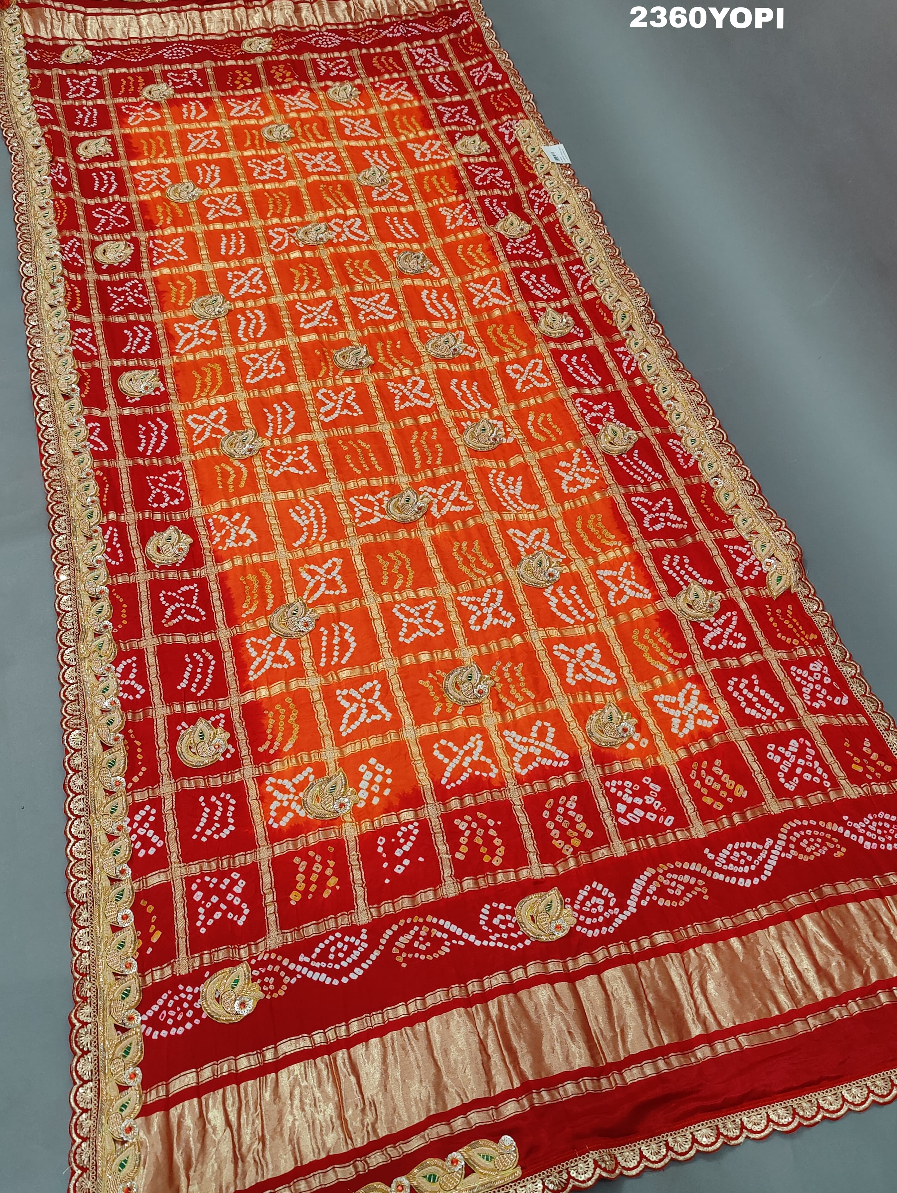 KcPc New Lounch Pure Gaji Silk Marwadi Style Zardoji Work Chunri Pila
